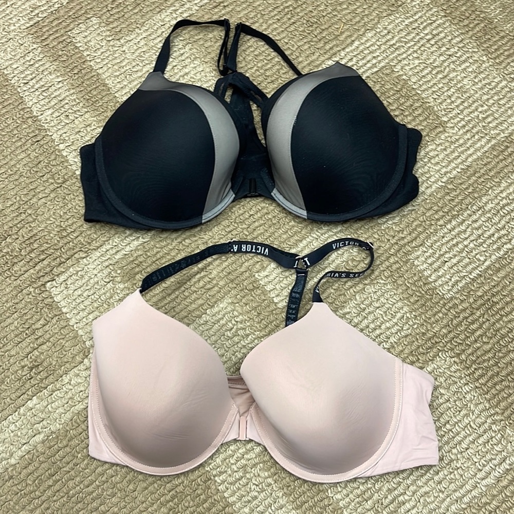 2 Victorias Secret 38D Racerback Bras